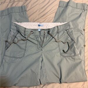 Izod Olive Green Cargo Pants Casual Utility Style